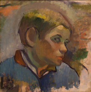 農民の少年の頭 作： Paul Gauguin